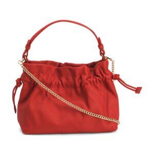 PERSAMAN NEW YORK Made In Italy Leather Crossbody Pouch